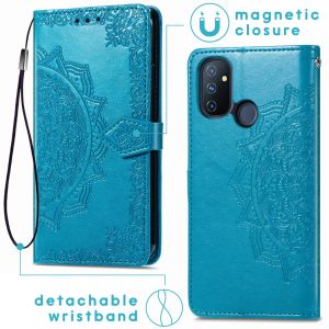 iMoshion Mandala Bookcase OnePlus Nord N100 - Turquoise