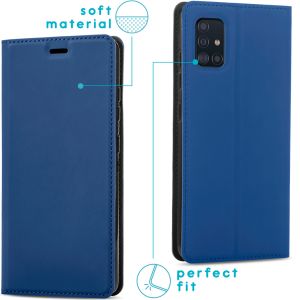 iMoshion Slim Folio Bookcase Samsung Galaxy A51 - Donkerblauw