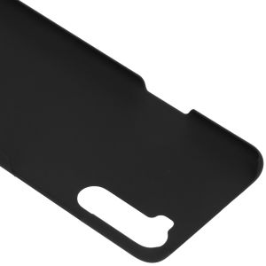 Effen Backcover OnePlus Nord - Zwart