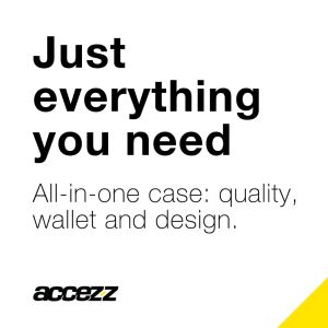 Accezz Wallet Softcase Bookcase Motorola Moto G8 Power - Zwart