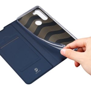 Dux Ducis Slim Softcase Bookcase Motorola Moto G8 Power - Donkerblauw