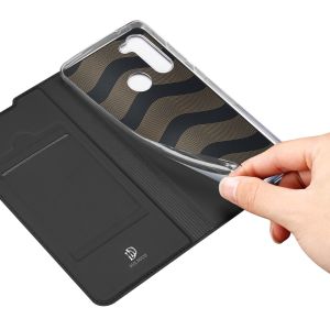 Dux Ducis Slim Softcase Bookcase Motorola Moto G8 Power - Zwart