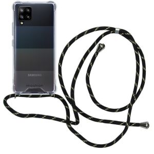 iMoshion Backcover met koord Samsung Galaxy A42 - Zwart Goud