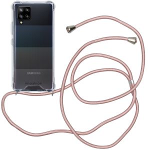 iMoshion Backcover met koord Samsung Galaxy A42 - Rosé Goud