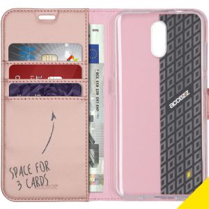 Accezz Wallet Softcase Bookcase Nokia 2.3 - Rosé Goud