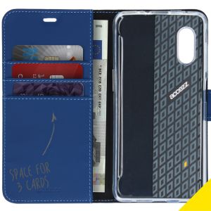 Accezz Wallet Softcase Bookcase Samsung Galaxy Xcover Pro - Blauw