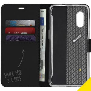 Accezz Wallet Softcase Bookcase Samsung Galaxy Xcover Pro - Zwart