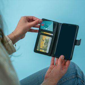 iMoshion Luxe Bookcase OnePlus 8 - Blauw