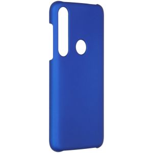 Effen Backcover Motorola Moto G8 Plus - Blauw