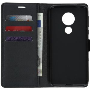 iMoshion Luxe Bookcase Motorola Moto G7 Power - Zwart