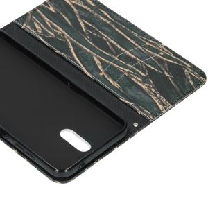Design Softcase Bookcase Nokia 2.3 - Wild Bladeren
