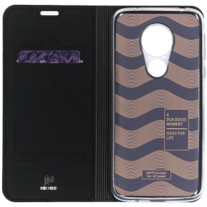 Dux Ducis Slim Softcase Bookcase Motorola Moto G7 Power - Zwart