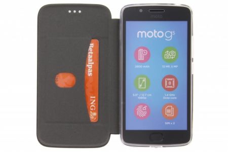 Slim Folio Bookcase Motorola Moto G5