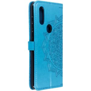 Mandala Bookcase Motorola One Vision - Turquoise