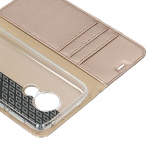 Accezz Wallet Softcase Bookcase Motorola Moto G7 Power - Goud