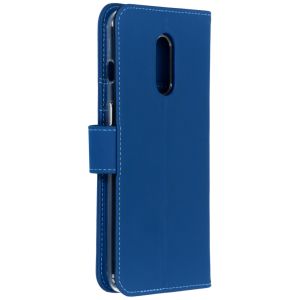 Accezz Wallet Softcase Bookcase OnePlus 7 - Donkerblauw