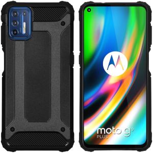 iMoshion Rugged Xtreme Backcover Motorola Moto G9 Plus - Zwart