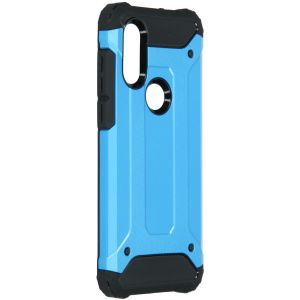 iMoshion Rugged Xtreme Backcover Motorola One Vision - Lichtblauw