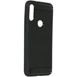 Brushed Backcover Motorola Moto E7 - Zwart