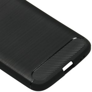 Brushed Backcover Motorola Moto G7 Power - Zwart