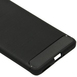 Brushed Backcover OnePlus 8 Pro - Zwart