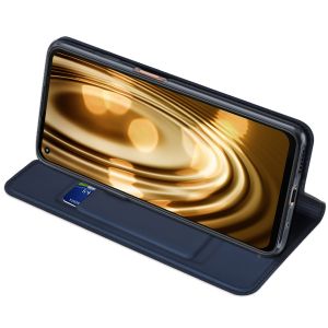Dux Ducis Slim Softcase Bookcase Motorola Moto G9 Plus - Donkerblauw