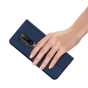 Dux Ducis Slim Softcase Bookcase OnePlus 8 Pro - Donkerblauw