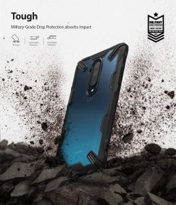 Ringke Fusion X Backcover OnePlus 7T Pro - Zwart