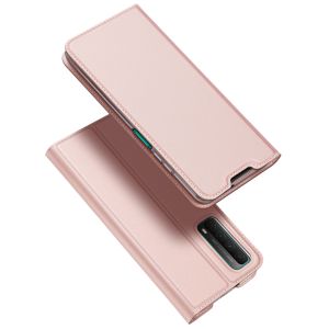 Dux Ducis Slim Softcase Bookcase Huawei P Smart (2021) - Rosé Goud
