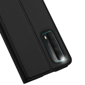 Dux Ducis Slim Softcase Bookcase Huawei P Smart (2021) - Zwart