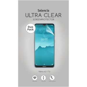 Selencia Duo Pack Ultra Clear Screenprotector Nokia 6.2 / Nokia 7.2