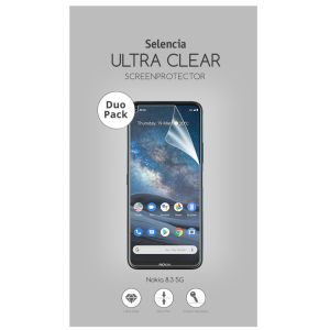 Selencia Duo Pack Ultra Clear Screenprotector Nokia 8.3 5G