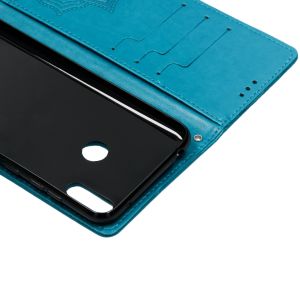 Mandala Bookcase Huawei Y7 (2019) - Turquoise