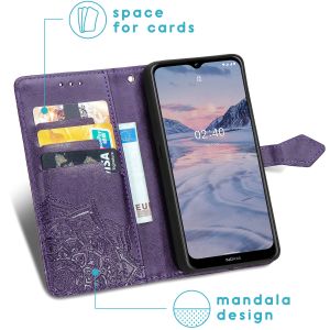 iMoshion Mandala Bookcase Nokia 2.4 - Paars