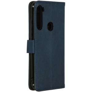 iMoshion Luxe Bookcase Motorola One Fusion Plus - Donkerblauw