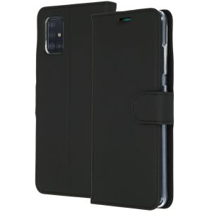 Accezz Wallet Softcase Booktype Samsung Galaxy A51 - Zwart