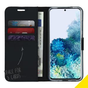 Accezz Wallet Softcase Bookcase Samsung Galaxy S20 - Zwart