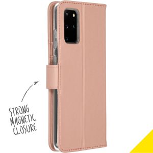 Accezz Wallet Softcase Bookcase Samsung Galaxy S20 Plus - Rosé Goud