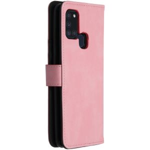 iMoshion Luxe Bookcase Samsung Galaxy A21s - Roze