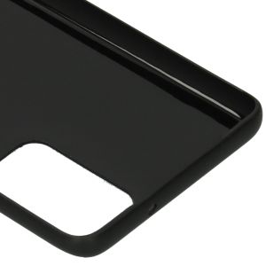 Carbon Softcase Backcover Samsung Galaxy S20 Plus - Zwart