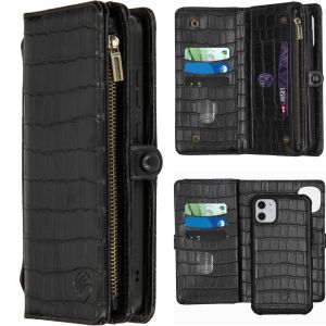 iMoshion 2-in-1 Wallet Bookcase iPhone 11 - Black Crocodile