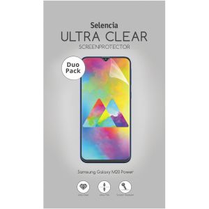 Selencia Duo Pack Ultra Clear Screenprotector Galaxy M20 Power