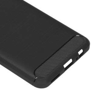 Brushed Backcover Huawei P Smart (2021) - Zwart