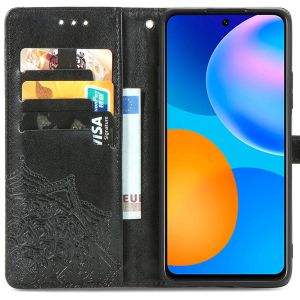iMoshion Mandala Bookcase Huawei P Smart (2021) - Zwart