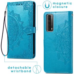 iMoshion Mandala Bookcase Huawei P Smart (2021) - Turquoise