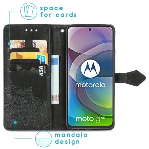 iMoshion Mandala Bookcase Motorola Moto G 5G - Zwart