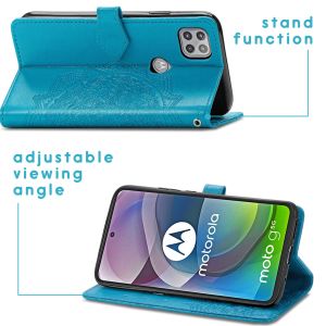 iMoshion Mandala Bookcase Motorola Moto G 5G - Turquoise