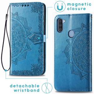 iMoshion Mandala Bookcase Samsung Galaxy M11 / A11 - Turquoise