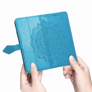 iMoshion Mandala Bookcase Samsung Galaxy A12 - Turquoise
