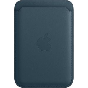 Apple Leather Wallet MagSafe (Apple Wallet 1st generation) - Baltic Blue